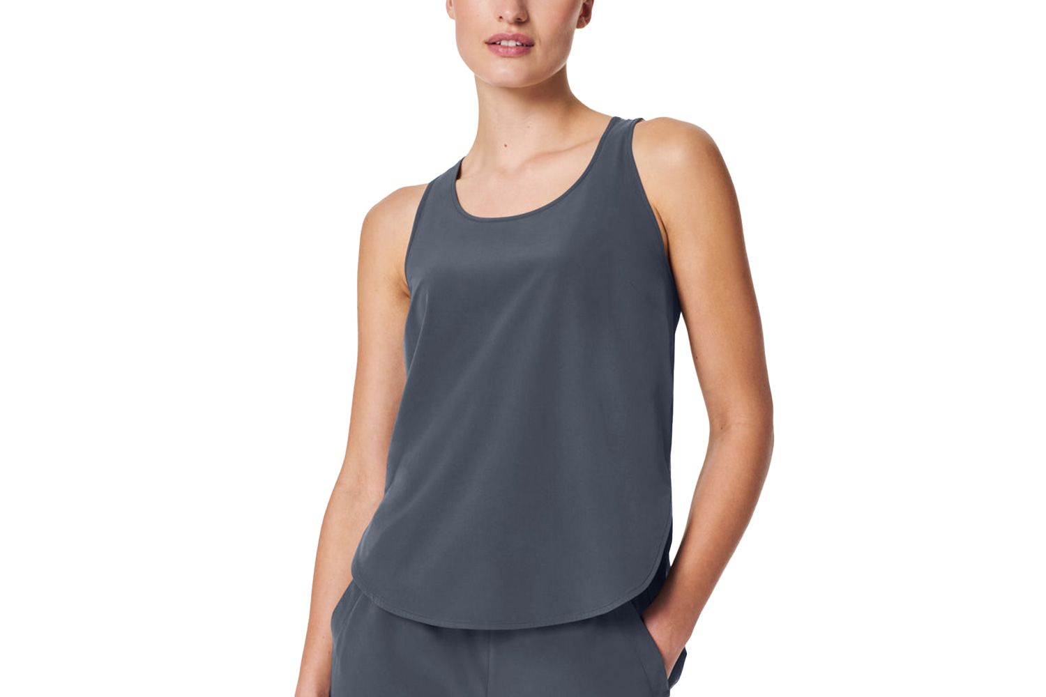 Spanx Curved Hem Tank
